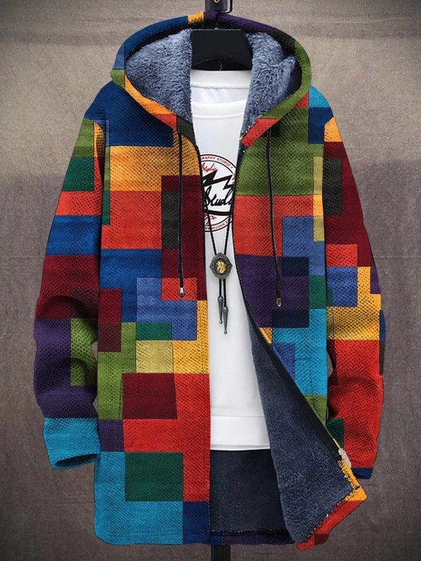 Zelia™ - Vibrant Geometric Hoodie