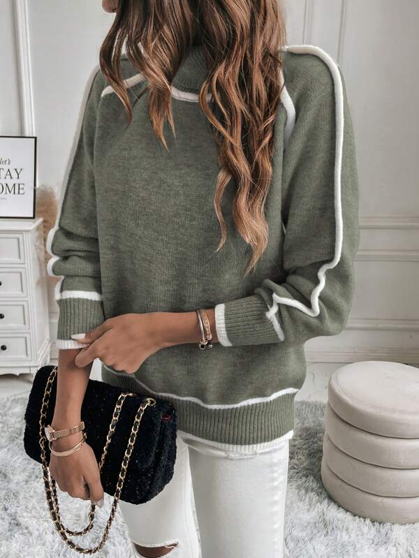 Ivanie™ - Chic Turtleneck Pullover