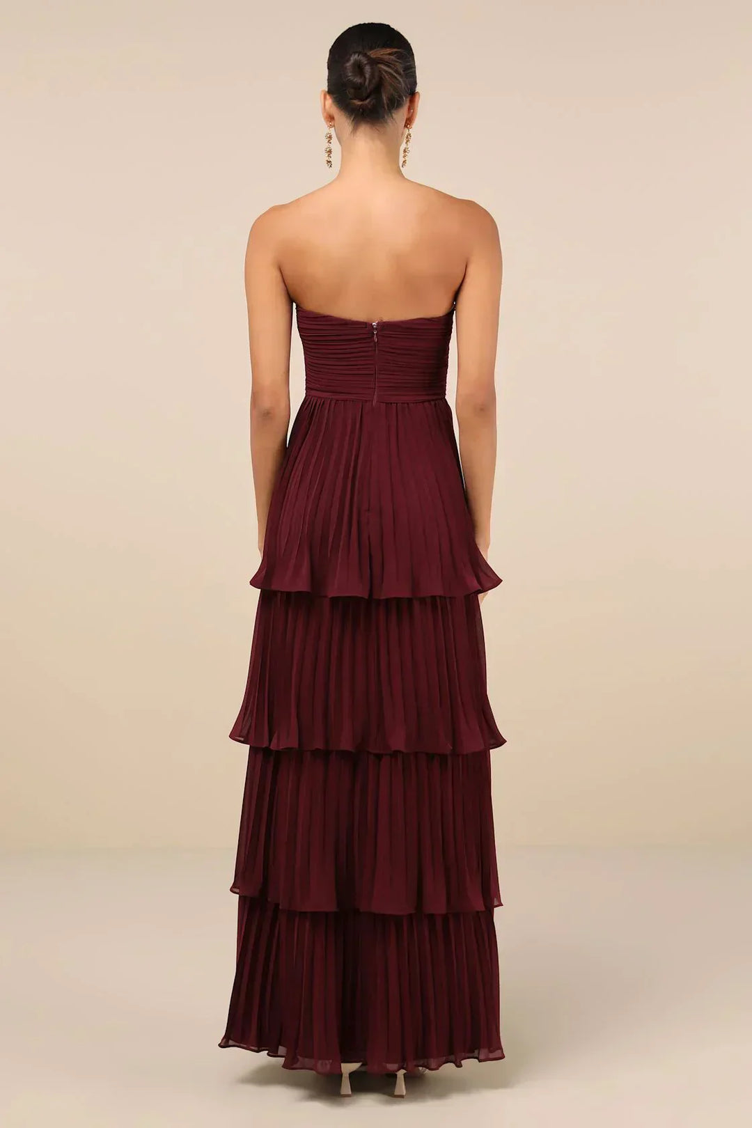 Celesty™ – Ruffled Pleated Dress
