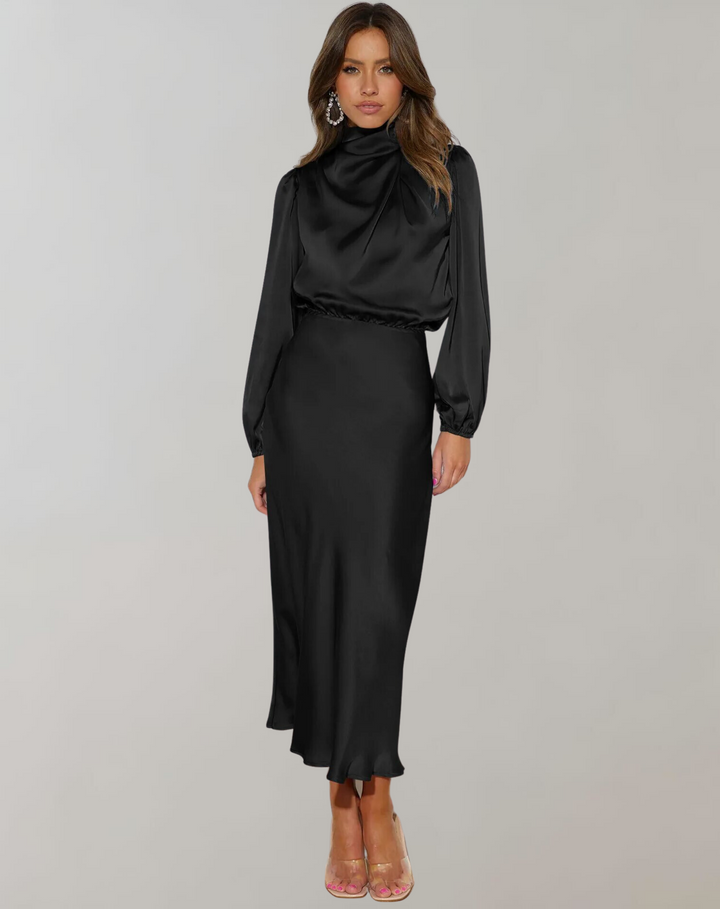 Vallory™ - Chic Long Sleeve Dress