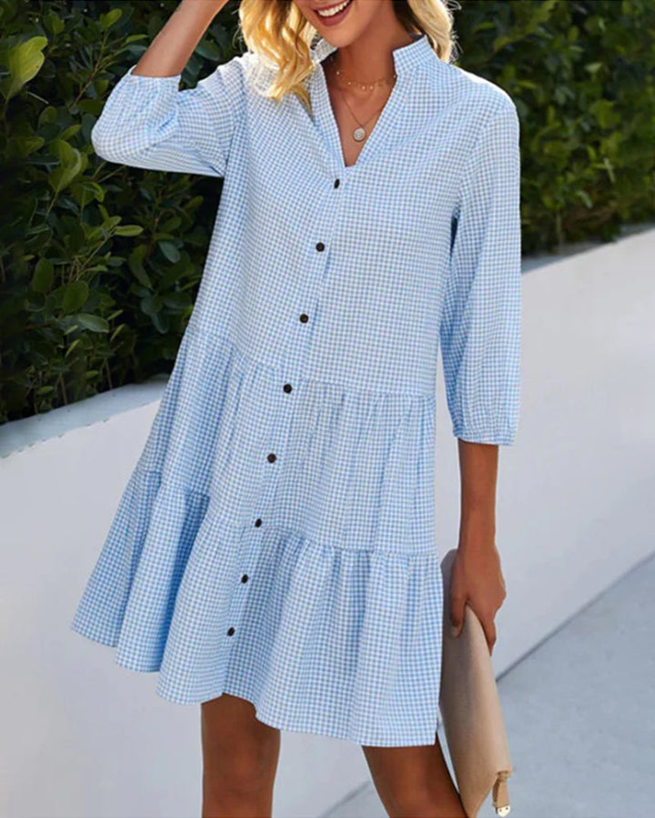 Bella - Summer Plaid Dress