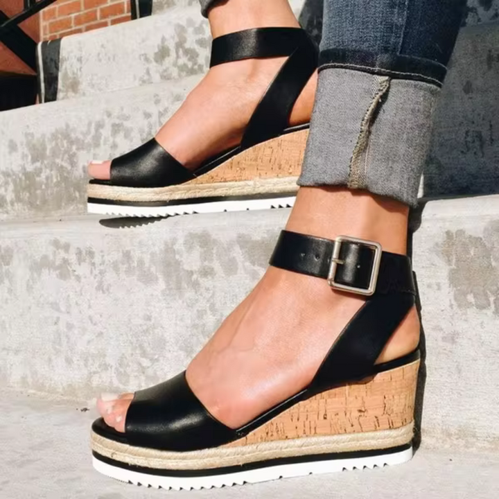 Cassandra - Stylish Wedge Sandals