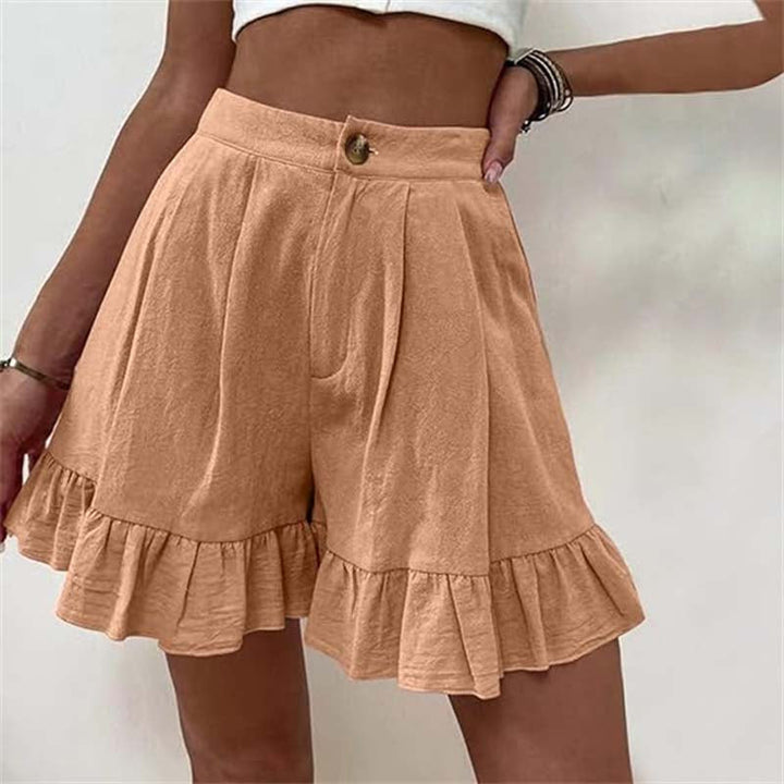 Kissha - Flowy Ruffle Hem Shorts