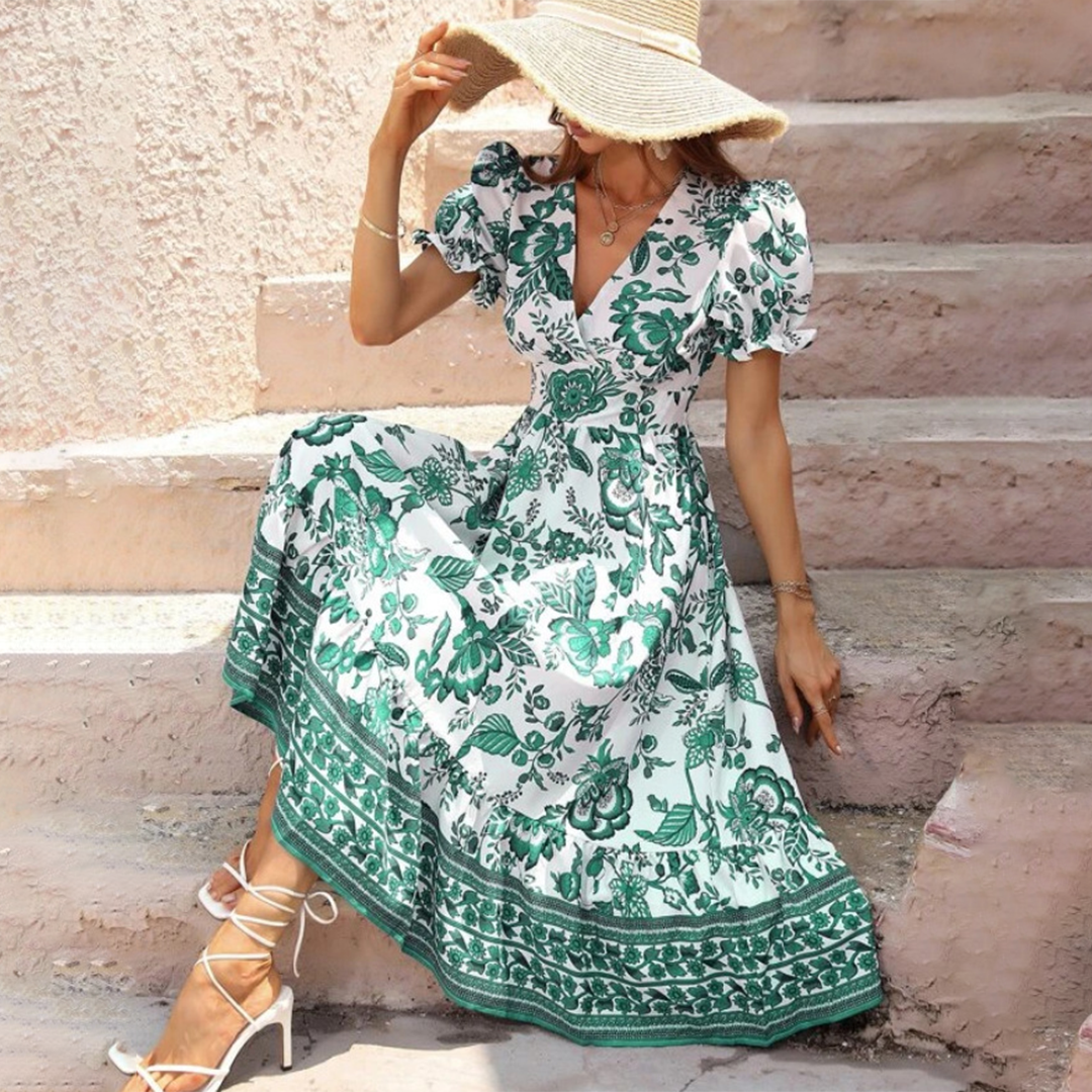 Adella™ - Floral Serenity Dress