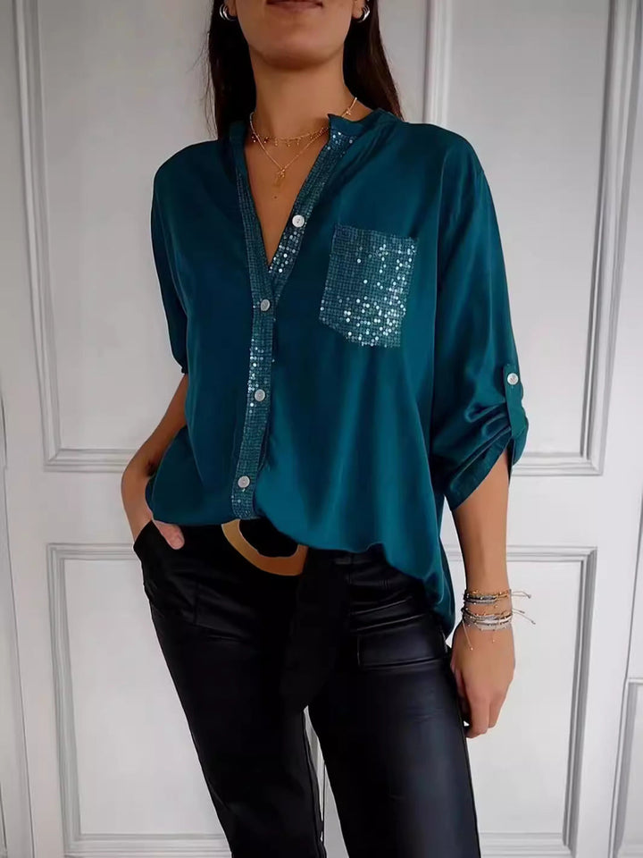 Elaine™ - Chic Glamour Top