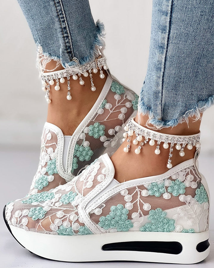 Florabelle™ - Delicate Lace Sneakers