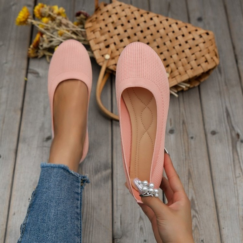 Kiara - Comfy Mesh Ballet Flats