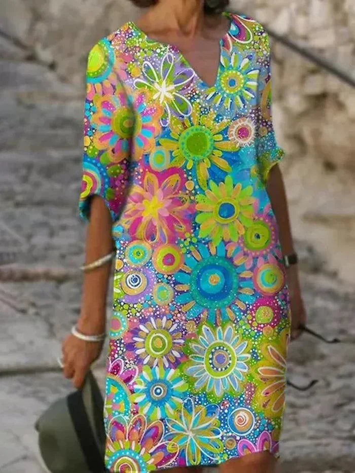 Yelina™ - Floral Radiant Dress