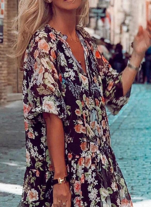 Calie™ - Floral Vintage Dress