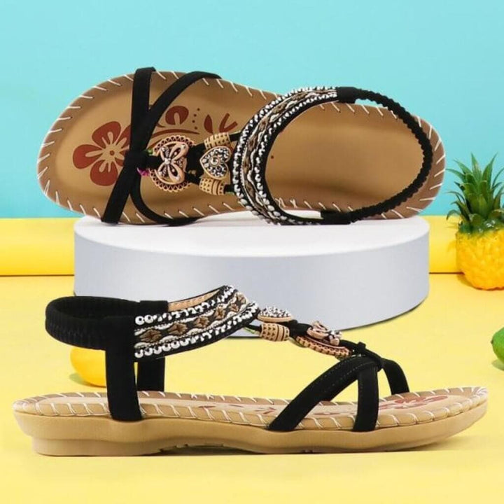 Havana - Sandals with Elastic Band & Soft Platform