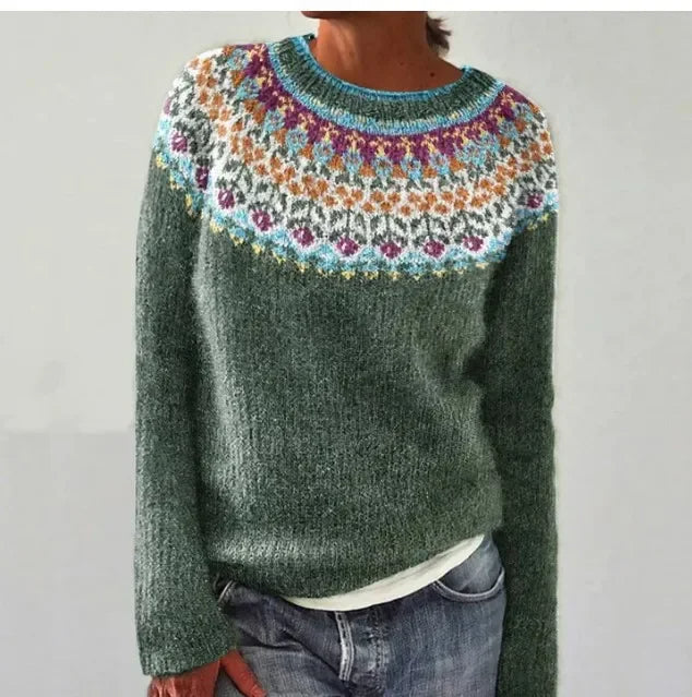 Izzel™ - Cozy Fair Isle Sweater