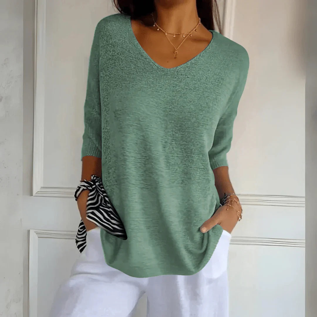 AZURE - Relaxed Elegant Top